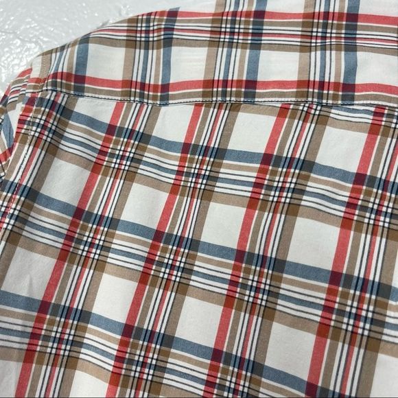 JCrew Secret Wash Cotton Plaid Poly Shirt - Picture 5 of 11